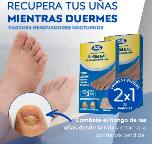 Parches Anti Hongos Para Uñas ¡SUPER OFERTA 2x1! 36 parches