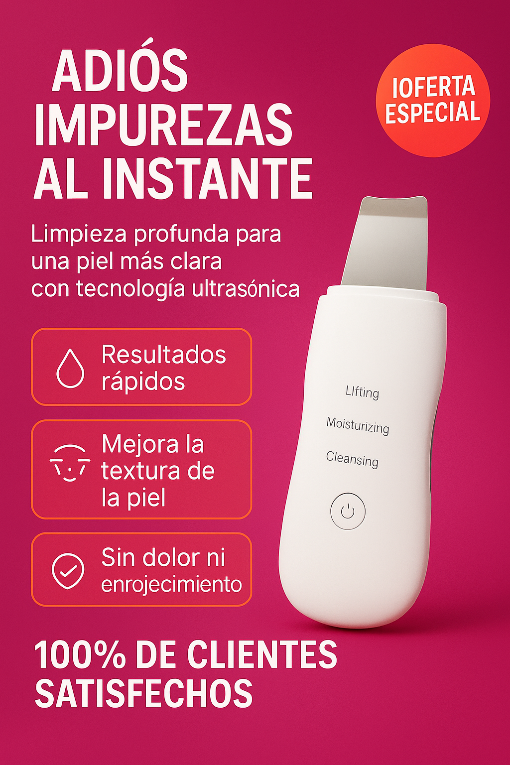 LumiSkin 2.0   | Espátula quita puntos negros